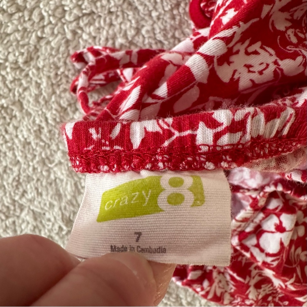 Crazy 8 Red Floral Romper - Picture 10 of 10